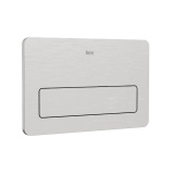 Cut out image of the Roca Duplo One PL3 Pro Stainless Steel Single Flush Plate